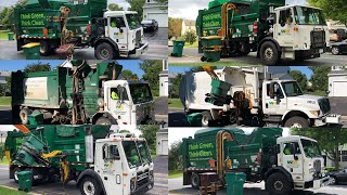 Waste Management Garbage Trucks Summer 2019 Collections [upl. by Joacimah]