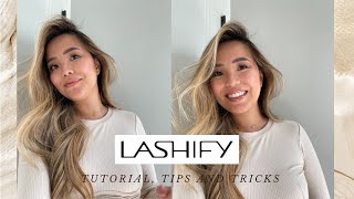 LASHIFY ON SHORT AND SPARSE LASHES  TUTORIAL TIPS amp TRICKS [upl. by Gauntlett936]