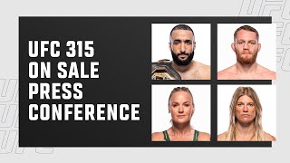 UFC 315 OnSale Press Conference [upl. by Novia]