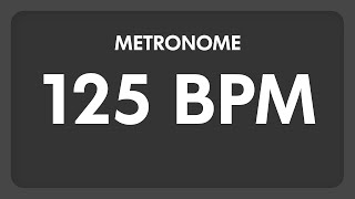 125 BPM  Metronome [upl. by Llemhar]