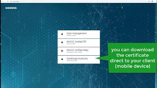 WinCC Unified V16 Webserver Certificate Tutorial Part 1 with Computername [upl. by Horlacher]