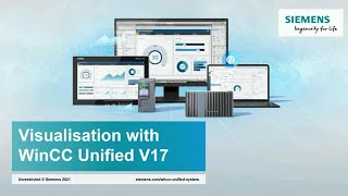 TIA Portal V17  Exploring Visualisation with WinCC Unified V17 [upl. by Gavette]