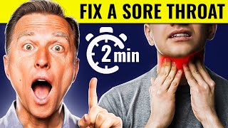 The 2Minute Sore Throat Solution [upl. by Gregor]