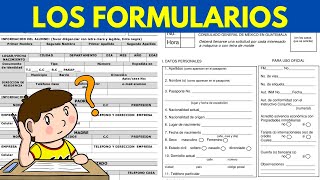 ¿Qué son los FORMULARIOS y cuáles son sus características Para qué sirven tipos y ejemplos📝 [upl. by Hebrew]