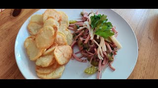 German Wurstsalat Bologna Salad [upl. by Ihdin133]