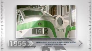 RENFE cumple 75 años Un recorrido por la historia del tren en España [upl. by Svirad]