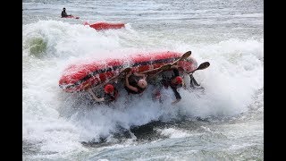 Rishikesh River Rafting Accident  Raft Flip  Best Possible Experience  HD [upl. by Magdau430]