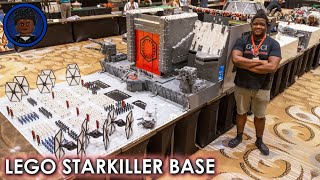 WORLDS LARGEST Lego Star Wars Build  Starkiller Base 4K [upl. by Mathe]