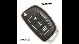 Hyundai Car Key Battery change [upl. by Donnelly]