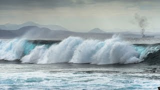 Ocean Waves Crashing  Relaxing Sounds  Calming Relaxation Music For Sleeping  1 Hour [upl. by Rubliw]