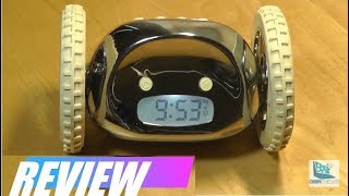 REVIEW Clocky  Runaway Alarm Clock on Wheels Original [upl. by Oiluj]