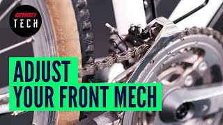 How To Adjust A Front Derailleur  Setup amp Adjust Bike Gears [upl. by Ahseken779]