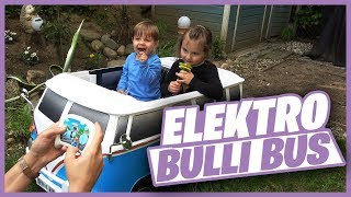 Miweba Elektro Auto für Kinder  VW Bulli Bus Vorstellung [upl. by Atiuqal]