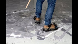 Video Guide 12 How to Paint a Marble Epoxy Floor Coating [upl. by Bronson]