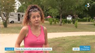 Confolens  moins de festivaliers mais plus de touristes [upl. by Clementas]