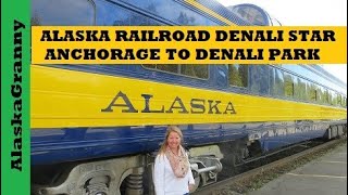 Alaska Railroad Denali Star Train Anchorage to Denali National Park [upl. by Banquer]