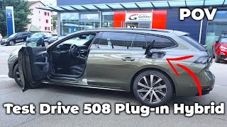 New Peugeot 508 SW Plugin Hybrid GT 2020 Test Drive POV Review [upl. by Ziagos847]