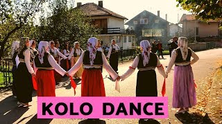 Bosnian Traditional Folk Dance  Bosnian Kolo Dance  How to Dance Bosnian Kolo [upl. by Faust827]