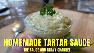 French Style Tartar Sauce  How to Make Tartar Sauce  Tartar Sauce Recipe  Tartar sauce Homemade [upl. by Rainer]