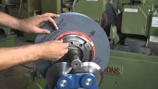 CENTERLESS GRINDING WHEEL BALANCING  BHAGWANSONS CENTERLESS GRINDERS [upl. by Cary]