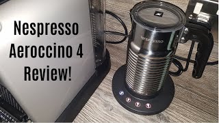 Nespresso Aeroccino 4 Milk Frother Review  Worth upgrading from the Aeroccino 3 [upl. by Anire326]