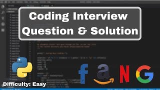 Python Coding Interview Preparation  For Beginners [upl. by Nipahc416]