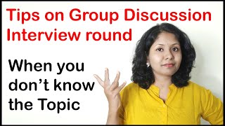 How to clear Group Discussion if you dont know the topic [upl. by Ani]