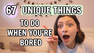 67 Actual FUN Things To Do When Youre Bored  Bethany [upl. by Itnuahsa]