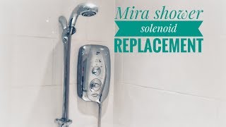 Mira shower solenoid replacement [upl. by Petronille]