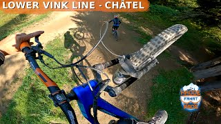 BEST LINE IN CHÂTEL  Lower Vink Line  Bikepark Châtel [upl. by Tacita]