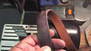 DIY 1quotx30quot Leather Sanding Belt Part III [upl. by Emmalynn499]