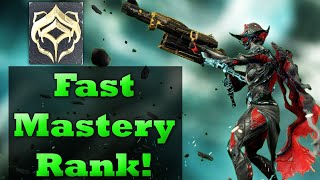 How To Get Mastery Rank Fast In Warframe  Beginners Guide [upl. by Karab]