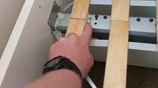 DIY IKEA Brimnes Bed Silencing the squeeks [upl. by Robertson]