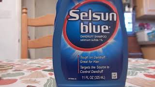 Selsun Blue Medicated Dandruff Shampoo REVIEW [upl. by Ahserak]