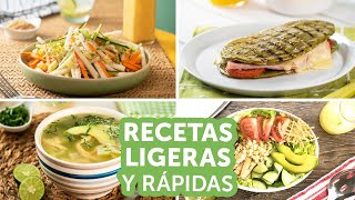 Recetas Ligeras y Rápidas  Kiwilimón [upl. by Wsan]