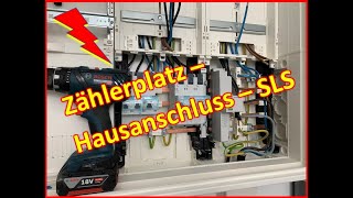 10  Hausanschluss Vorzählerbereich Baustelle Zählerplatz  SLS  PV [upl. by Eniledam]