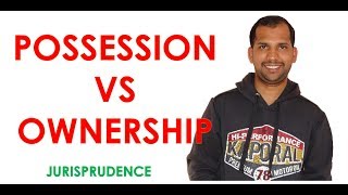 Difference Between Possession and Ownership  Jurisprudence [upl. by Ahsienat]