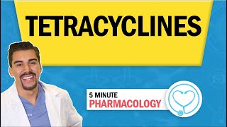 Pharmacology  Tetracyclines Antibiotics nursing RN PN NCLEX [upl. by Freddy]