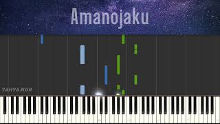 Amanojaku  Gumi  Piano Tutorial [upl. by Hooker]