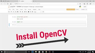 How to install Opencv on Anaconda [upl. by Asoral]