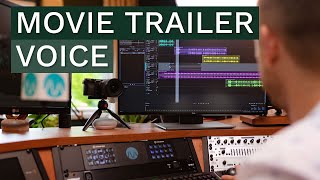 How to Make a Movie Trailer Voice Effect [upl. by Harahs825]