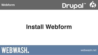 Using Webform in Drupal 8 11 Install Webform [upl. by Anola602]