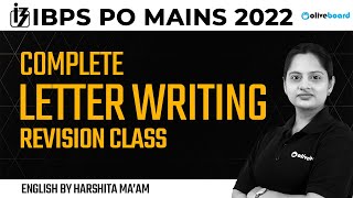 IBPS PO Mains Descriptive 2022  Complete Letter Writing Revision Class By Harshita Maam [upl. by Marie-Jeanne]