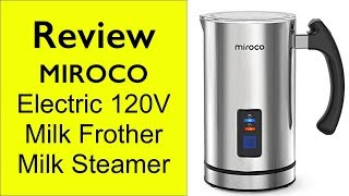 Review Miroco Milk Frother  How to make froth milk at home [upl. by Reklaw]