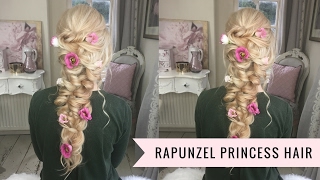 How To Do a Rapunzel Hairstyle👸🏼 [upl. by Arinayed]