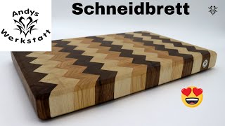 Schneidebrett selber machen  Nussbaum Kirsche Weißbuche 😍 [upl. by Atneciv]