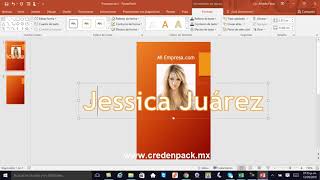 Cómo diseñar credenciales con powerpoint [upl. by Stroud]