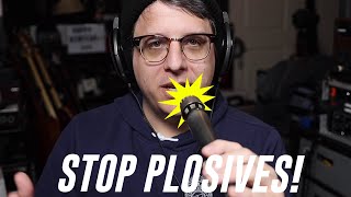 How To Reduce Plosives In Your Recordings  Streams for Free [upl. by Ttenaj691]