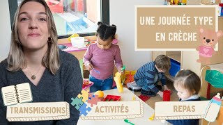 DÉROULEMENT DUNE JOURNÉE TYPE EN CRÈCHE 🧸🍼 [upl. by Annadroj914]