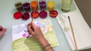 PINTURAS A BASE DE FRUTAS Y VEGETALES Michelle Rosenstock [upl. by Tracie]